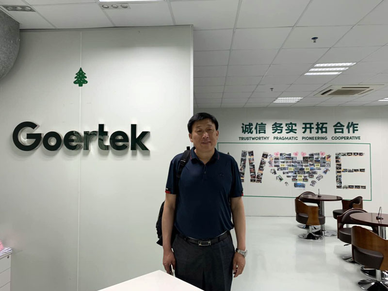 2019年5月13日青島中新華美塑料有限公司供銷部韓學林經理到東莞歌爾電子科技有限公司進行拜訪